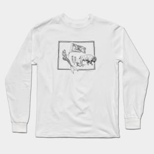 Wyoming Mermaid Long Sleeve T-Shirt